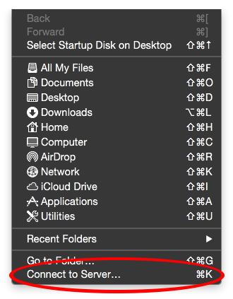 access smb share from mac terminal